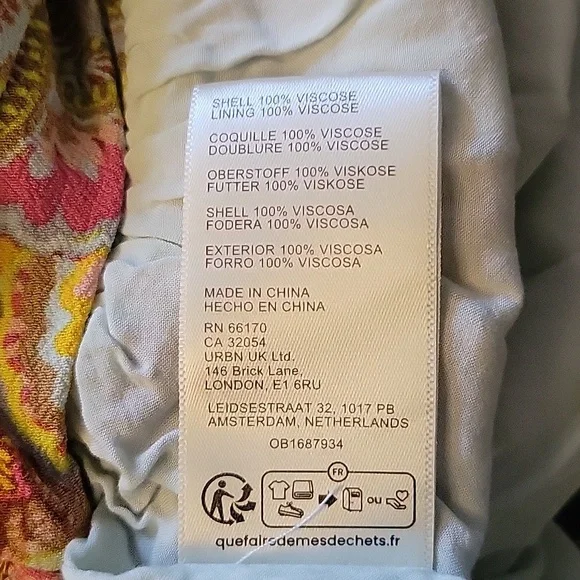 Free People La Rochelle Bubble Shorts High Rise Smocked Waist Paisley Floral XL - Picture 12 of 12